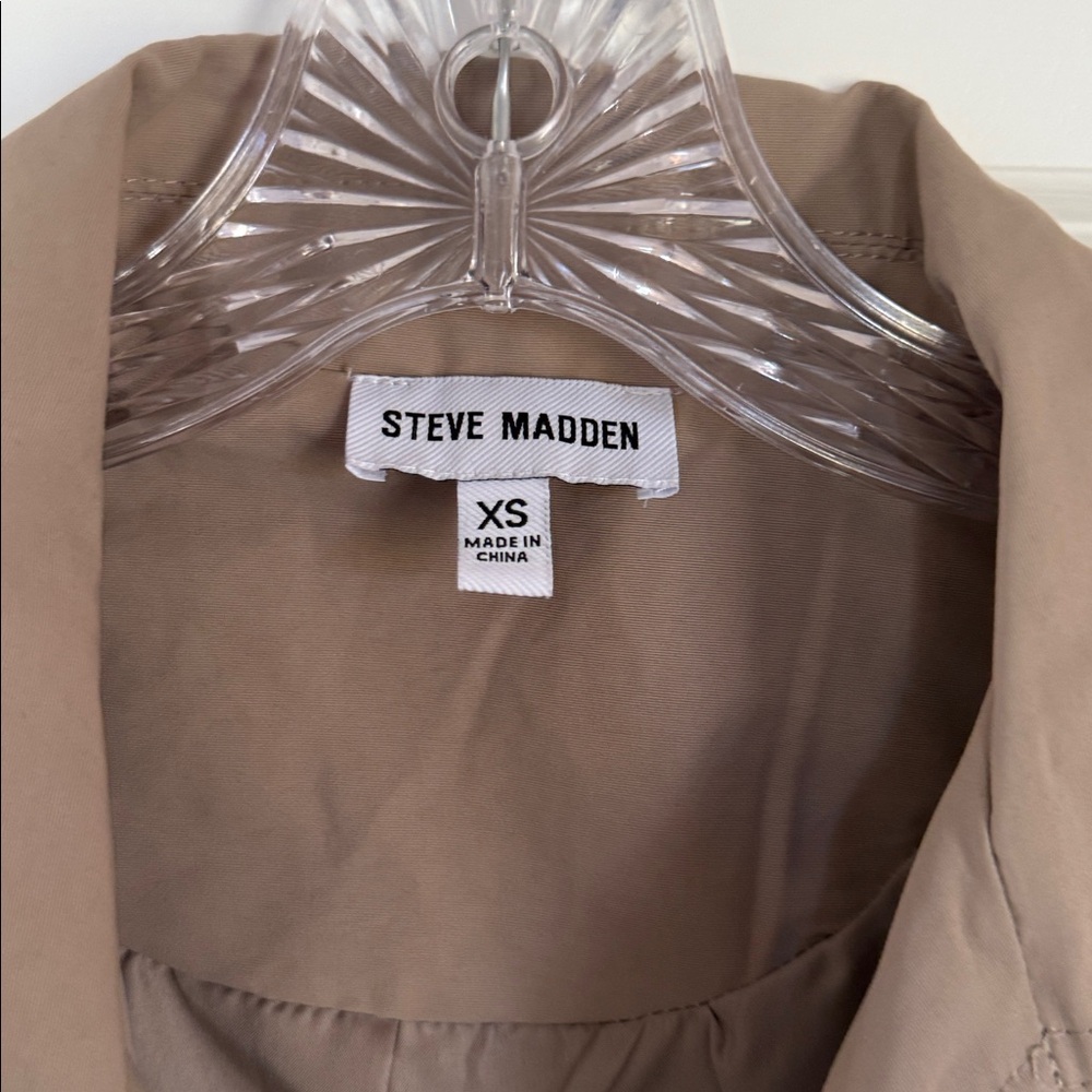 Steve Madden Tan Utility Jacket - Picture 2 of 4
